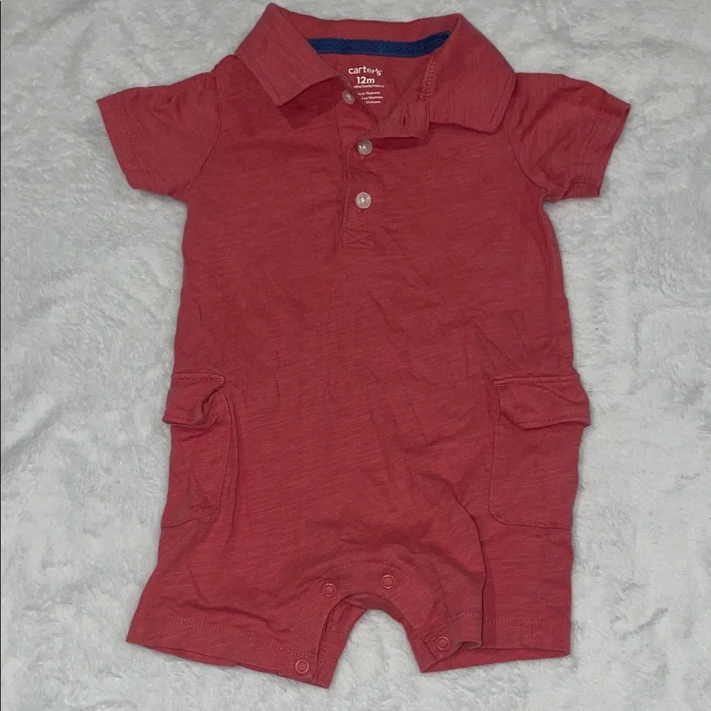 Carter's Coral Romper